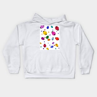 Fun bright ladybug pattern Kids Hoodie